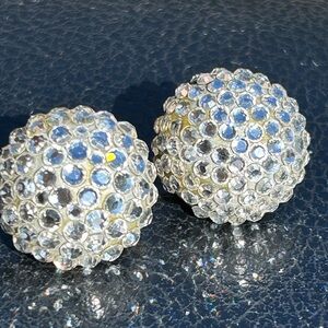Vintage Richard Kerr crystal dome earrings